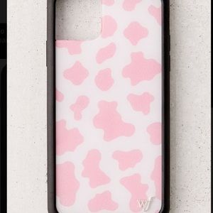 Wildflower Pink Moo iPhone Case